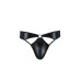Чоловічі стринги Passion 033 THONG PAUL XXL/XXXL Black, під латекс