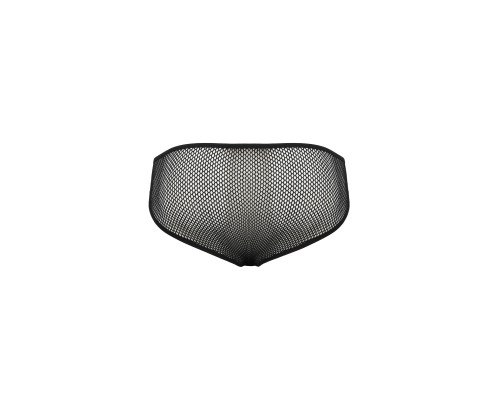 Чоловічі труси зі шнурівкою Passion 035 SLIP RICHARD S/M Black, екошкіра, сітка
