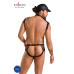 Комплект еротичної чоловічої білизни Passion 038 JOHN SET L/XL Black, боді, кепка