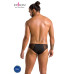 Чоловічі сліпи на блискавці Passion 042 SLIP TIMMY L/XL Black, екошкіра, сітка