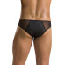 Чоловічі сліпи на блискавці Passion 042 SLIP TIMMY XXL/XXXL Black, екошкіра, сітка