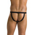 Чоловічі сліпи на шнурівці Passion 044 SLIP BEN L/XL Black, екошкіра, люверси