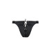 Чоловічі сліпи на шнурівці Passion 044 SLIP BEN S/M Black, екошкіра, люверси