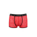 Чоловічі прозорі боксери Passion 046 SHORT PARKER S/M Red, сітка, під леопард