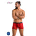 Чоловічі прозорі боксери Passion 046 SHORT PARKER XXL/XXXL Red, сітка, під леопард