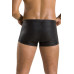 Чоловічі шкіряні боксери з клапаном Passion 050 SHORT PATRICK S/M Black