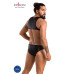 Чоловіче шкіряне боді Passion 056 ADAM XXL/XXXL Black, заклепки