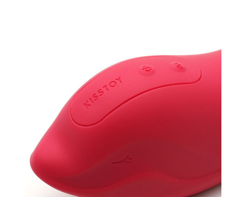 Вібратор та кліторальний стимулятор KISTOY Heidi Red