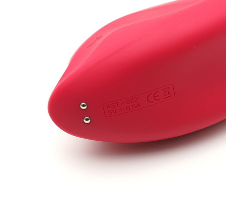 Вібратор та кліторальний стимулятор KISTOY Heidi Red