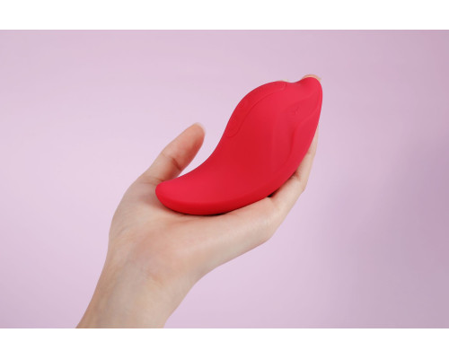 Вібратор та кліторальний стимулятор KISTOY Heidi Red