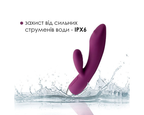 Вібратор-кролик із перлинною стимуляцією точки G Svakom Trysta Violet (м'ята упаковка)