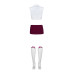 Еротичний костюм студентки Obsessive Student 4 pcs costume L/XL, топ, спідниця, стринги, гольфи
