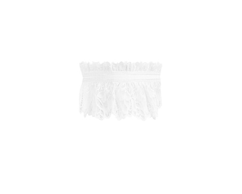 Ажурна підв’язка Obsessive Amor Blanco garter, white