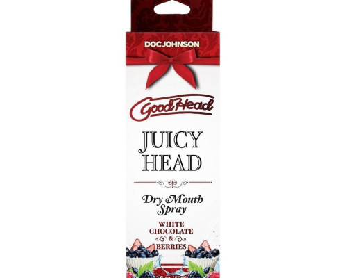 Зволожувальний спрей оральний Doc Johnson GoodHead - Juicy Head - White Chocolate and Berries 59мл