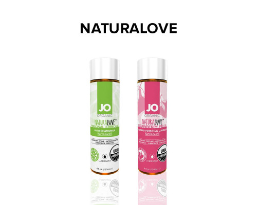 Розпродаж!!! Змазка на водній основі System JO NATURALOVE — ORGANIC (120 мл) (термін 07.2025)