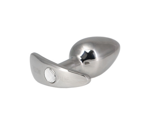 Анальна пробка Pillow Talk Sneaky Luxurious Stainless Steel Anal Plug із кристалом Swarovski