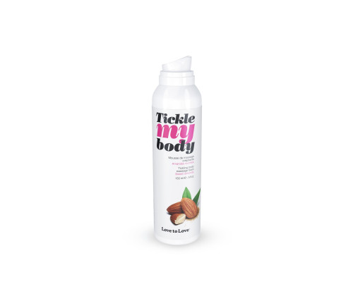 Масажна піна Love To Love Tickle my body Sweet almonds (150 мл), зволожувальна