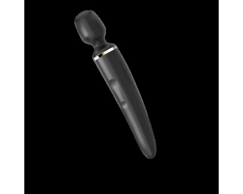 Вібромасажер Satisfyer Wand-er Woman (Black/Gold) (м'ята упаковка)
