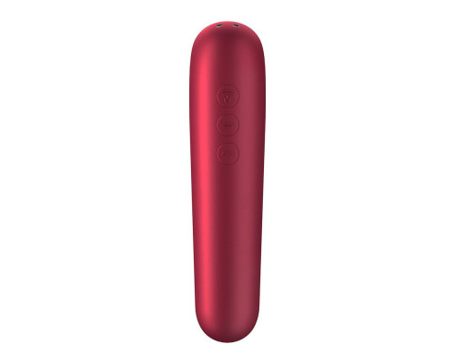 Смарт вибратор и вакуумный стимулятор 2-в-1 Satisfyer Dual Love Pink (мятая упаковка)