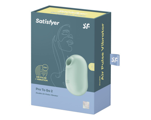 Вакуумний стимулятор Satisfyer Pro To Go 2 Mint (м'ята упаковка)