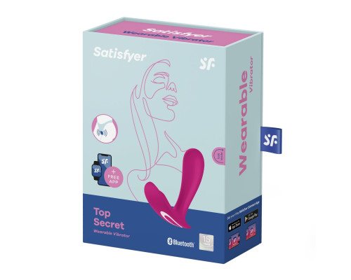 Смарт-вібратор у трусики Satisfyer Top Secret Pink (м'ята упаковка)