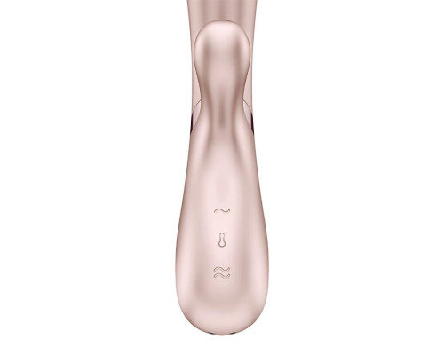 Смарт вібратор-кролик із підігрівом Satisfyer Hot Lover Nude (м'ята упаковка)