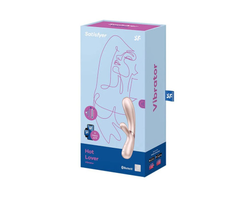 Смарт вібратор-кролик із підігрівом Satisfyer Hot Lover Nude (м'ята упаковка)