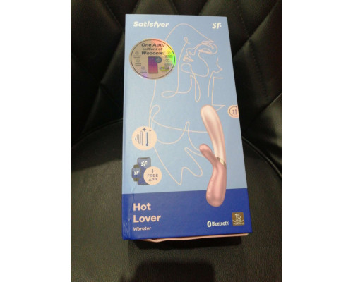 Смарт вібратор-кролик із підігрівом Satisfyer Hot Lover Pink (м'ята упаковка)