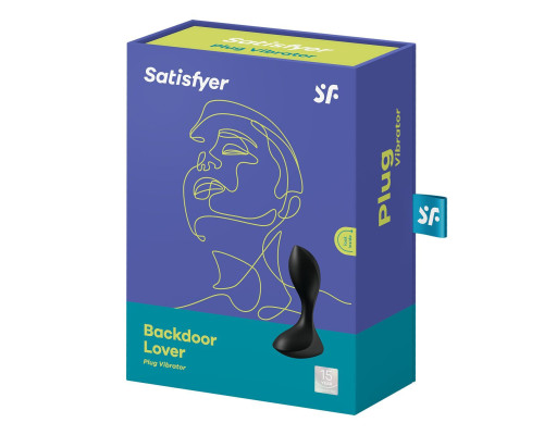 Анальна вібропробка Satisfyer Backdoor Lover Black (м'ята упаковка)