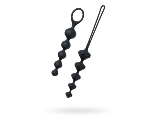 Набір анальних намистин Satisfyer Beads Black (відкритий замок)
