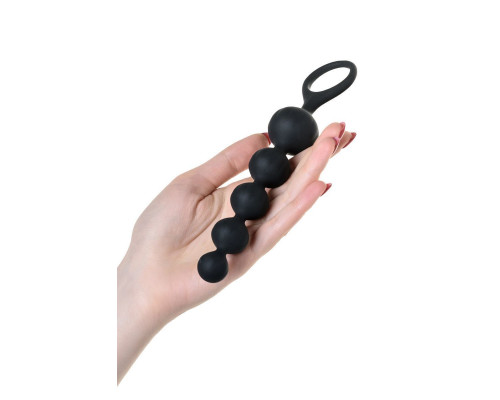Набір анальних намистин Satisfyer Beads Black (відкритий замок)