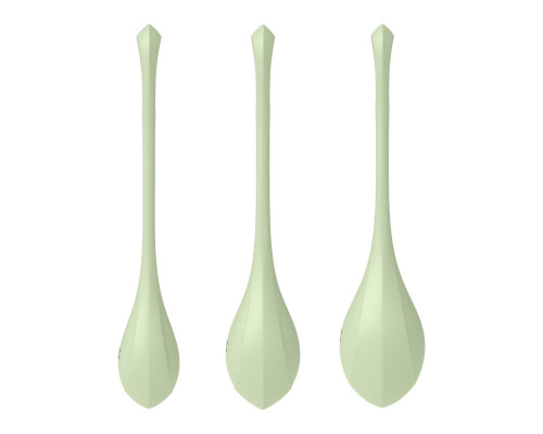 Набор йони бусин Satisfyer Yoni Power 2 Light Green (мятая упаковка!!!)