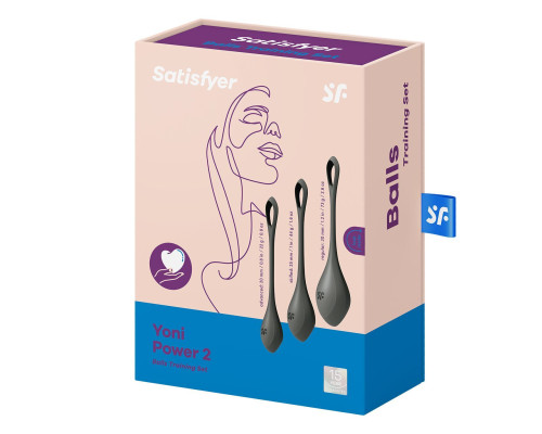 Набор йони бусин Satisfyer Yoni Power 2 Black (мятая упаковка)
