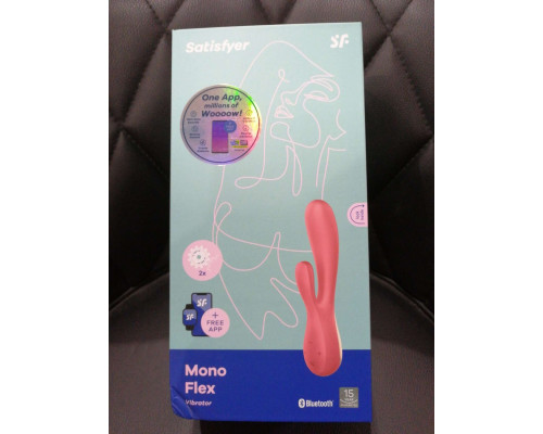 Смарт вібратор-кролик Satisfyer Mono Flex Red (м'ята упаковка)