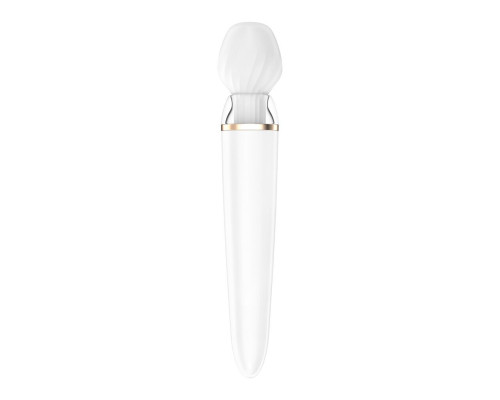 Смарт вибромассажер со сменной головкой Satisfyer Double Wand-er (мятая упаковка!!!)