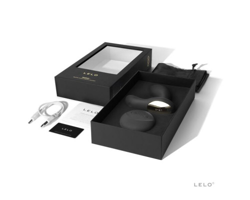 Масажер простати LELO Hugo Black, 2 мотори, пульт ДК, керування рухом