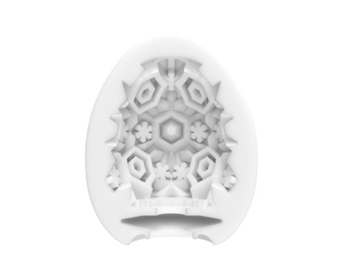 Мастурбатор-яйце Tenga Egg Snow Crystal з охолоджувальним лубрикантом