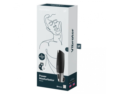 Смарт-мастурбатор Satisfyer Power Masturbator з вібрацією
