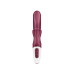 Вібратор-кролик Satisfyer Love Me Red, гнучкий, відросток з потрійним кінчиком