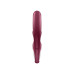Вібратор-кролик Satisfyer Love Me Red, гнучкий, відросток з потрійним кінчиком