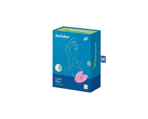 Вібратор на палець Satisfyer Love Riot Pink, 12 варіантів використання
