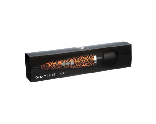 Вібромасажер DOXY Die Cast TIGER, дуже потужний, живлення 220В, металевий корпус