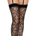 Ажурні панчохи із сердечками Leg Avenue Heart Black, one size