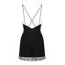 Сорочка та трусики Obsessive Bella Rou chemise & thong M/L