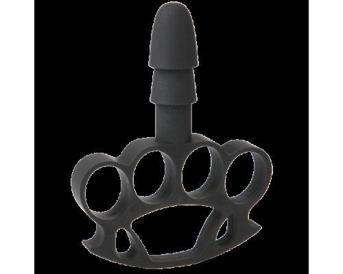 Тримач-кастет Doc Johnson з кріпленням Vac-U-Lock - Knuckle Up для іграшок