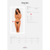 Прозорі стрінги із мереживом Obsessive Celia Noir thong M/L