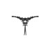 Прозорі стрінги з доступом Obsessive Celia Noir crotchless thong XS/S