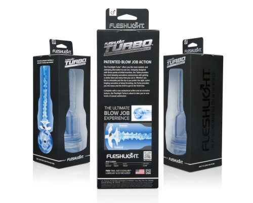 Мастурбатор Fleshlight Turbo Thrust Blue Ice (м'ята упаковка)