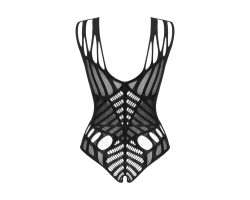 Боді з великими вирізами Obsessive B139 crotchless teddy S/M/L, з доступом