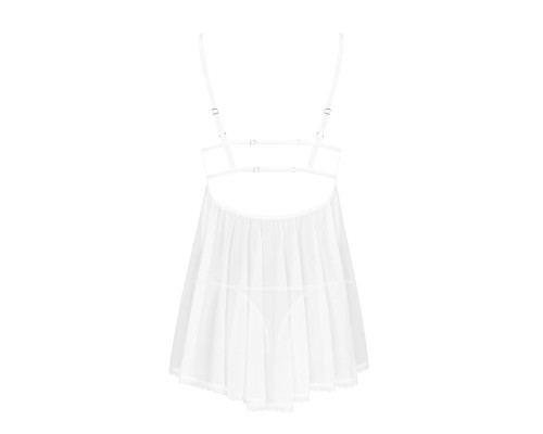 Пеньюар і трусики Obsessive Heavenlly babydoll & thong XL/2XL